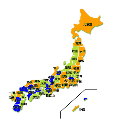 「宇宙の学校」開催地図